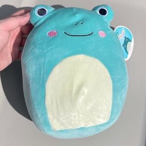 ⭐️ Ludwig Squishmallow Frog Plush Stuffed Animal | 8” Blue Frog 🐸🩵